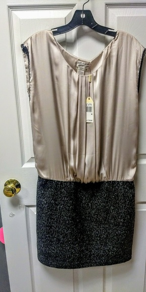 NWT! Max Studio Two Tone Dress - Picture 1 of 6